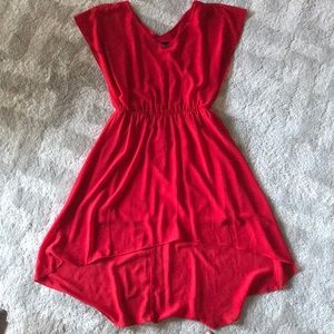 High-low salsa dress